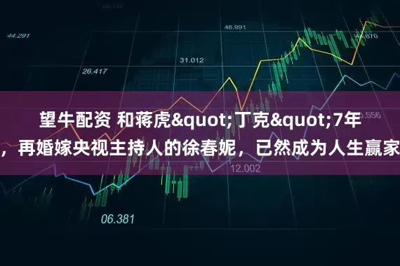 望牛配资 和蒋虎"丁克"7年，再婚嫁央视主持人的徐春妮，已然成为人生赢家